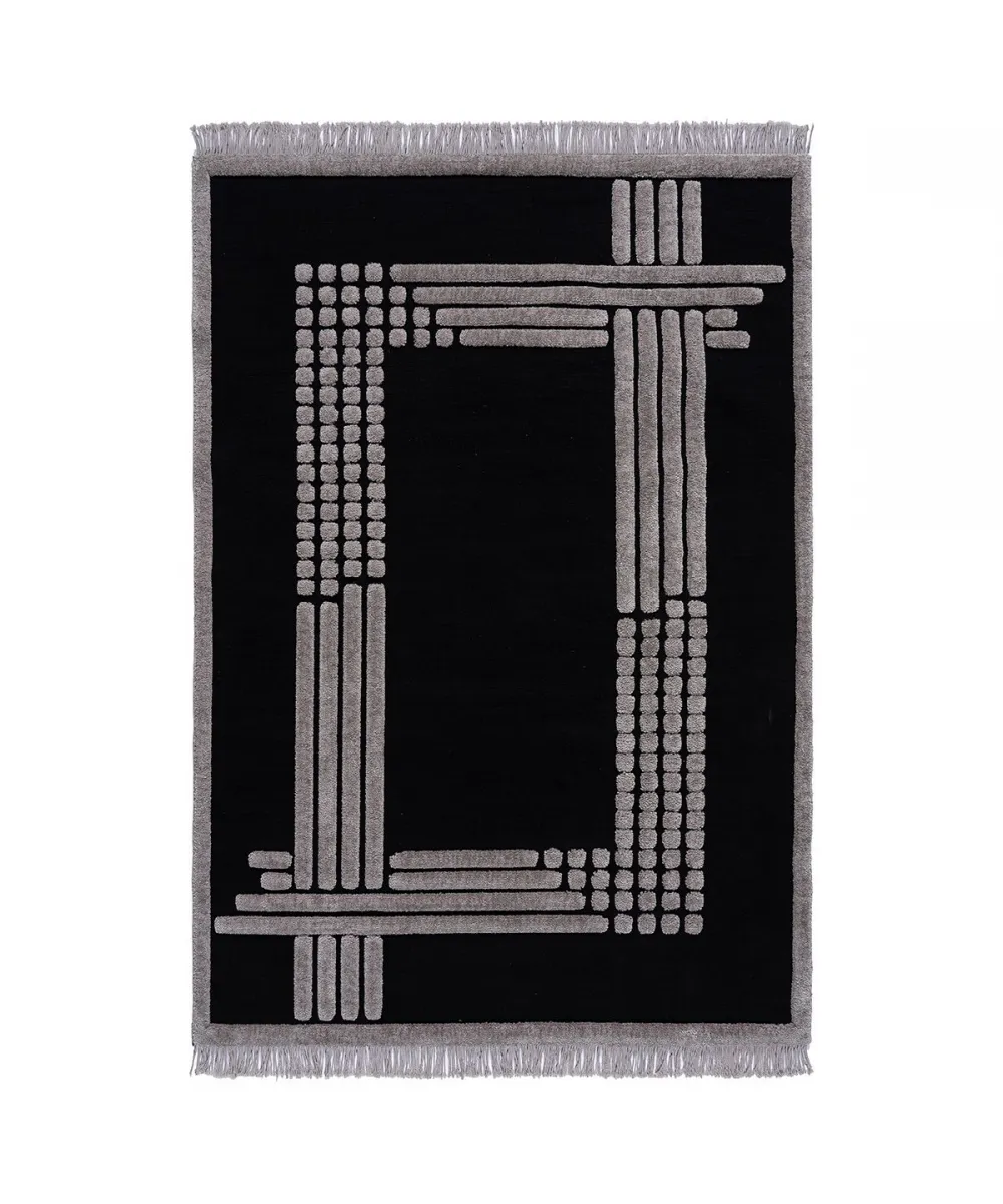 Beauty Home Χαλί Noir Art 9437 165x230 Black Μαύρο      