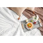 Παπλωματοθήκη Ξενοδοχείου υπέρδιπλη 5-Star 300tc Satin 100%  Cotton Λευκό 230x250   Beauty Home