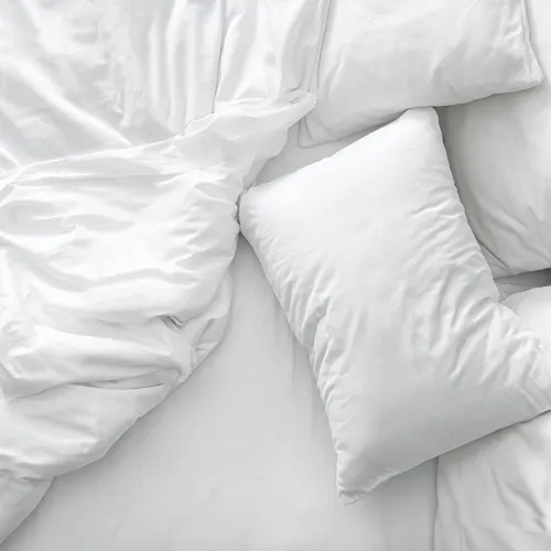 Σεντόνι Ξενοδοχείου υπέρδιπλο Lucid Percale CVC 80% Cot-20% Pol Λευκό 240x270   Beauty Home