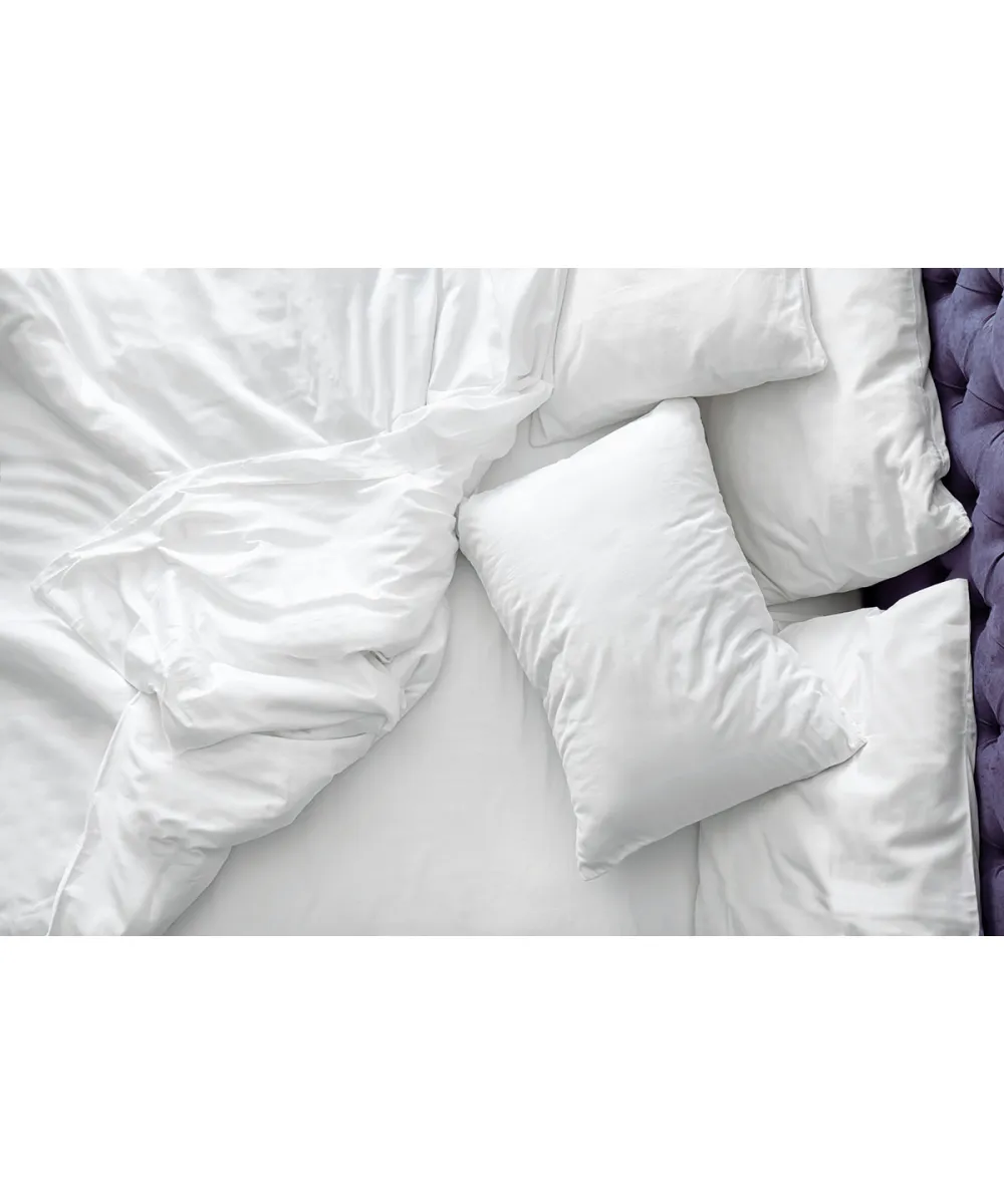 Παπλωματοθήκη Ξενοδοχείου μονή Lucid Percale CVC 80% Cot-20% Pol Λευκό 160x240   Beauty Home