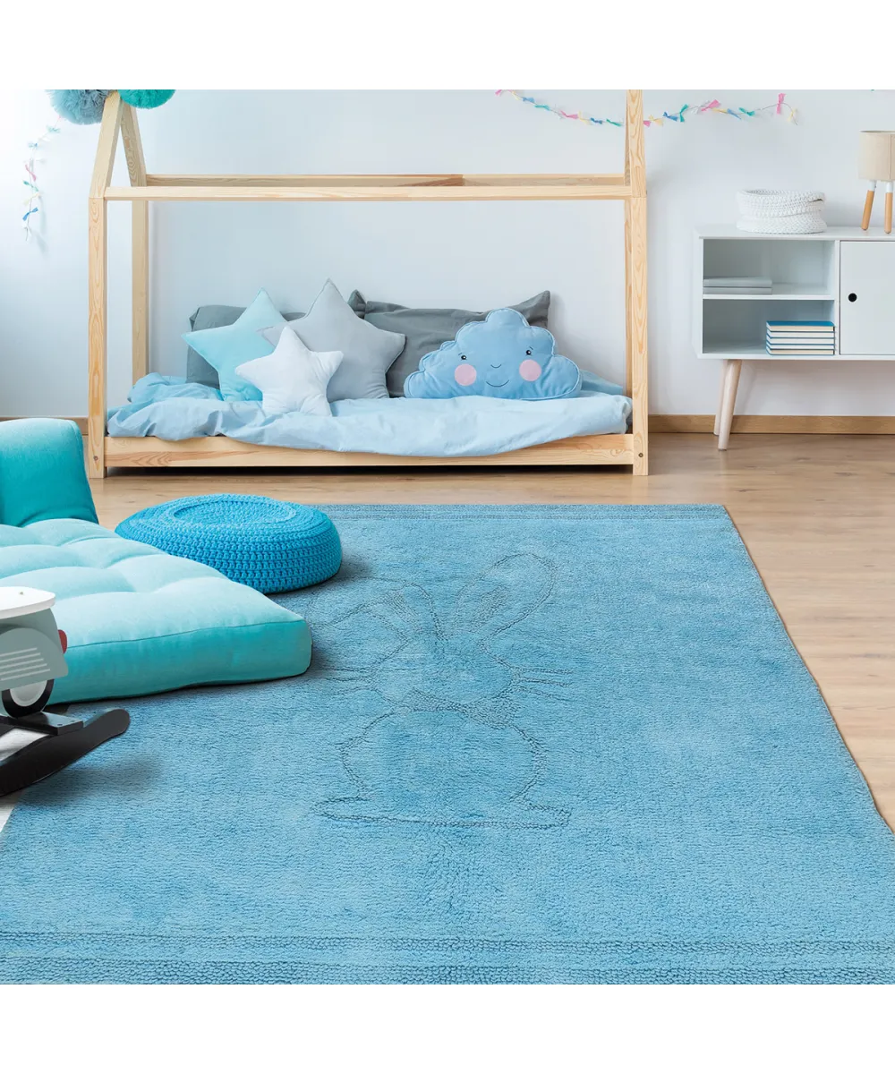 Χαλί βαμβακερό Cottony Art 9551 Σιέλ 100x150 Beauty Home Χαλί βαμβακερό Cottony Art 9551 Σιέλ 100x150 Beauty Home