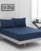 Σεντόνι King size μονόχρωμο Art 1999 265x270 Μπλε   Beauty Home