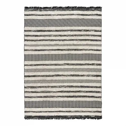 Χαλί βαμβακερό Morocotton 9241 Γκρι 150x220  Beauty Home