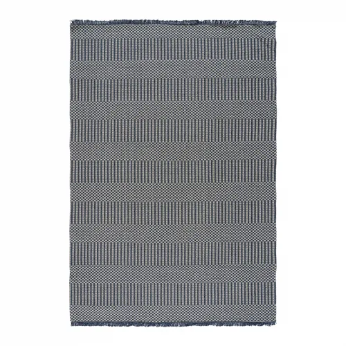 Χαλί βαμβακερό Cocotton 9229 Γκρι,Μπλε 125x180  Beauty Home