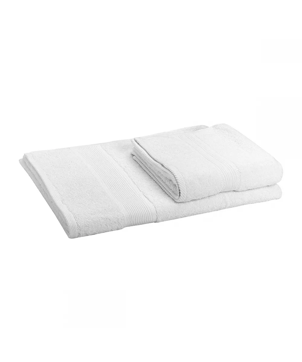 Πετσέτα Προσώπου Ξενοδοχείου Fluffy 550gsm 100%  Cotton 50x100 Λευκό   Beauty Home