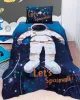 Σετ σεντόνια μονά Spacewalk Art 6227 170x240 Εμπριμέ Beauty Home Σετ σεντόνια μονά Spacewalk Art 6227 170x240 Εμπριμέ Beauty Home