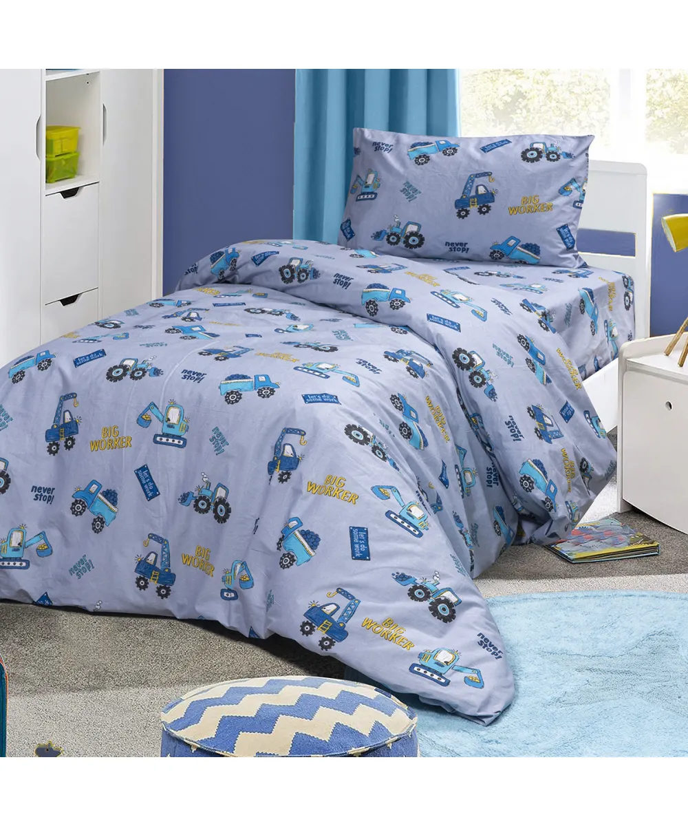 Σετ πάπλωμα μονό Tracker Art 6217 160x240 Γκρι Beauty Home Σετ πάπλωμα μονό Tracker Art 6217 160x240 Γκρι Beauty Home