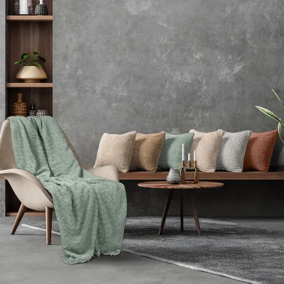 Μαξιλαροθήκη διακοσμητική Lamb Art 8574 42x42 Μέντα   Beauty Home