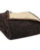 Ακρυλική κουβέρτα μονή 160x220 Καφέ   Beauty Home