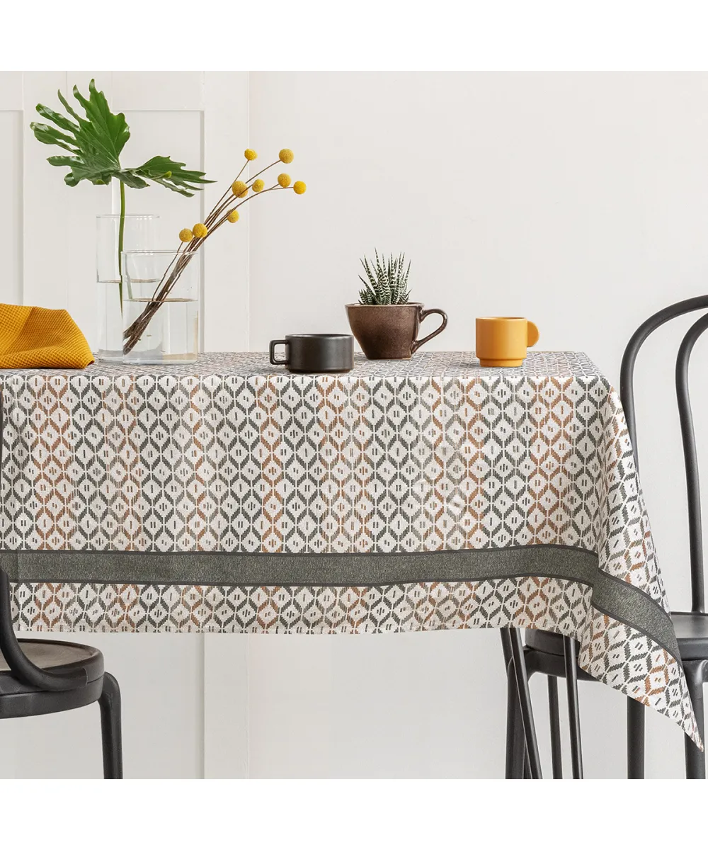 Τραπεζομάντηλο Curry Art 8483 Εμπριμέ 140x140 Beauty Home Τραπεζομάντηλο Curry Art 8483 Εμπριμέ 140x140 Beauty Home