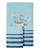 Σετ πετσέτες Art 5418 Σετ 2τμχ Σιελ Beauty Home Σετ πετσέτες Art 5418 Σετ 2τμχ Σιελ Beauty Home