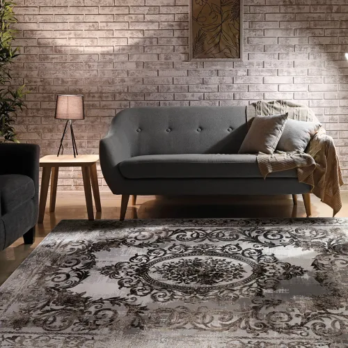 Χαλί Stylish Art 9418 160x230  Γκρι,Μπεζ 160x230  Beauty Home