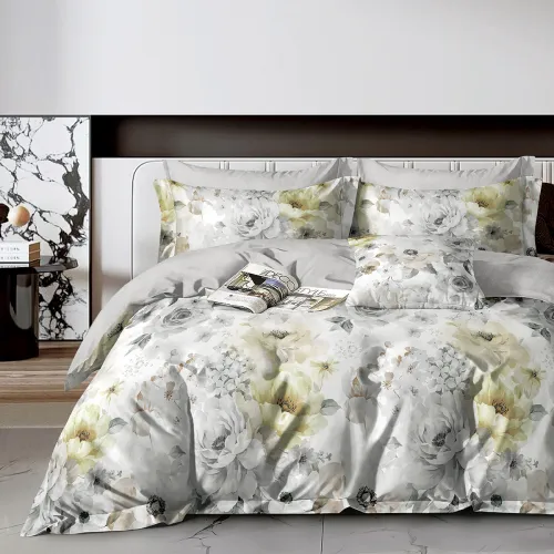 Σετ κουβερλί υπέρδιπλο Art 12610 Giovanni 220x240 Γκρι   Beauty Home