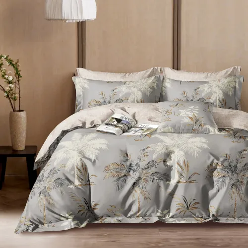 Σετ πάπλωμα υπέρδιπλο Art 12615 Olivier 220x240 Γκρι   Beauty Home