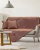 Ριχτάρι Micro velour σετ 3τμχ Art 8405 (180x170 180x250 180x300) Κεραμιδί   Beauty Home
