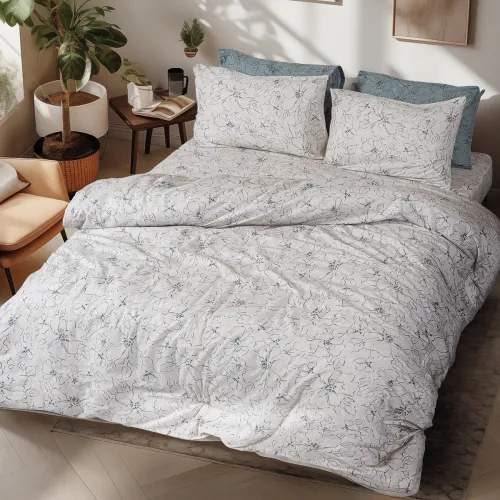 Σετ σεντόνια φανελένια King Size με λάστιχο Cinsault Art 12637 185x200 32 Μπεζ       Beauty Home