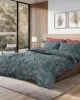 Beauty Home Σετ σεντόνια υπέρδιπλα Art 12217 Gemini 100%  Βαμβακοσατέν 300tc 240x270 Κυπαρισσί      