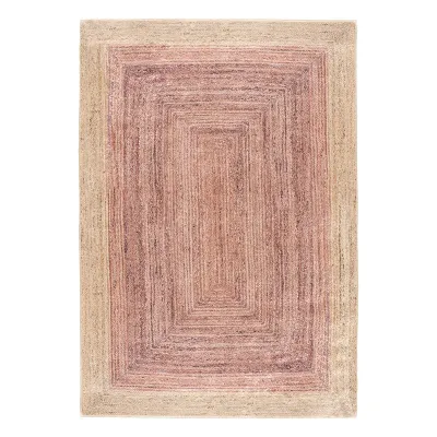 Beauty Home Χαλί Tropic Art 9139 133x190 Μπεζ,Ροζ      