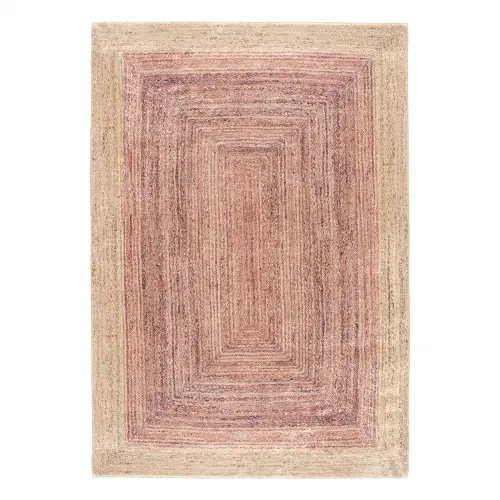 Beauty Home Χαλί Tropic Art 9139 133x190 Μπεζ,Ροζ      
