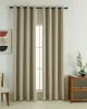 Beauty Home Κουρτίνα Full Blackout σκίασης με 8 κρίκους Soft Art 8391 Beige 140x270 Άμμου      