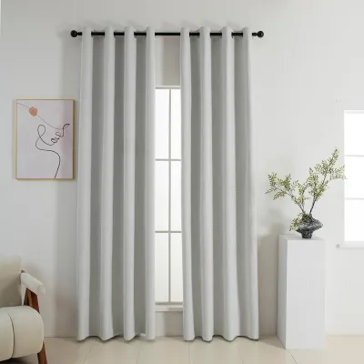 Beauty Home Κουρτίνα Full Blackout σκίασης με 8 κρίκους Elite Art 8392 Ice-No1 140x270 Πάγου      