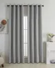 Beauty Home Κουρτίνα Full Blackout σκίασης με 8 κρίκους Elite Art 8392 Light Grey-Νο3 140x270 Ασημί      