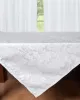 Ζακάρ τραπεζοκαρέ HLS017 (140cm x 140cm) λευκό Ζακάρ τραπεζοκαρέ HLS017 (140cm x 140cm) λευκό