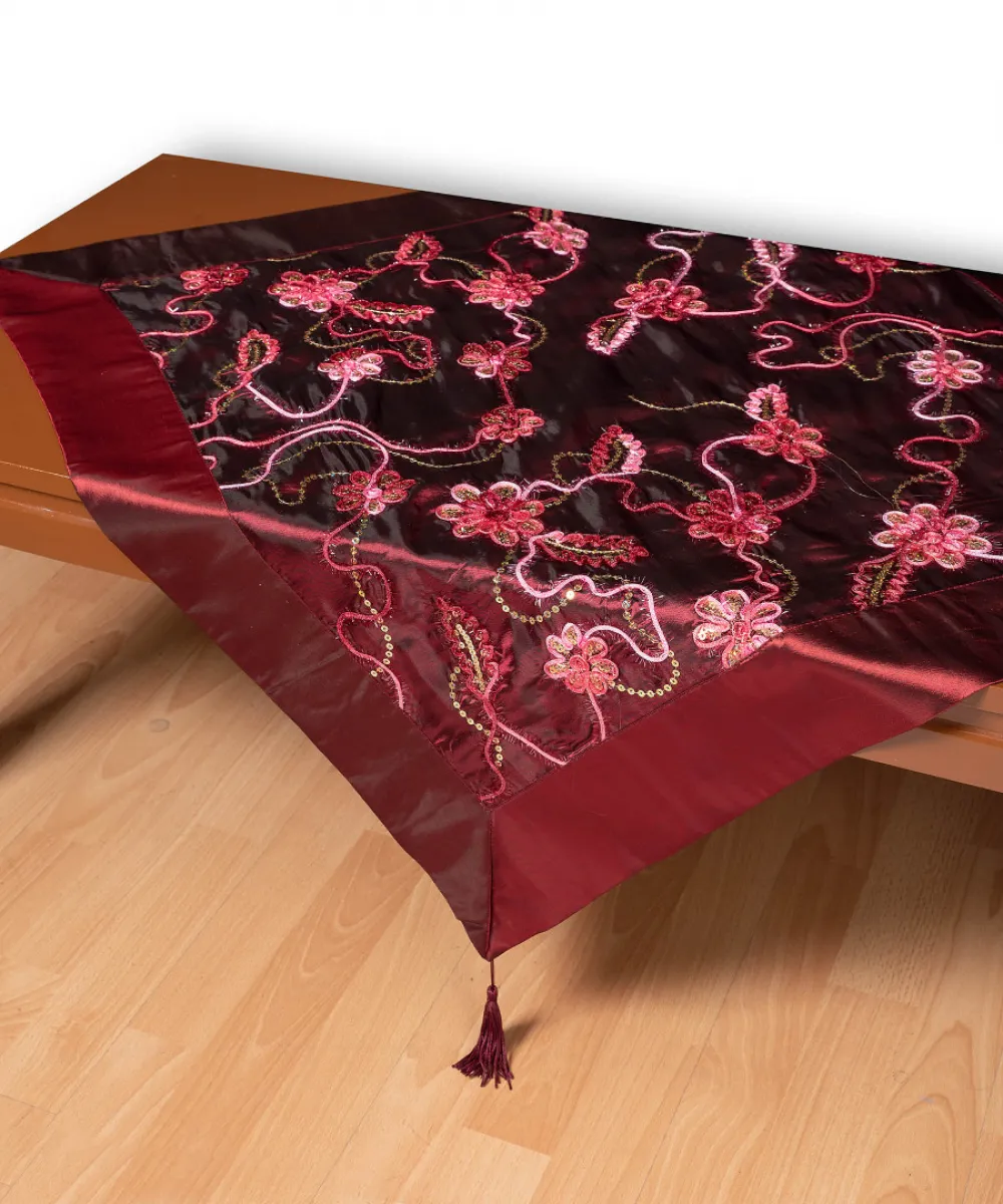 Σατέν καρέ A11 (80cm x 80cm) μπορντώ Σατέν καρέ A11 (80cm x 80cm) μπορντώ