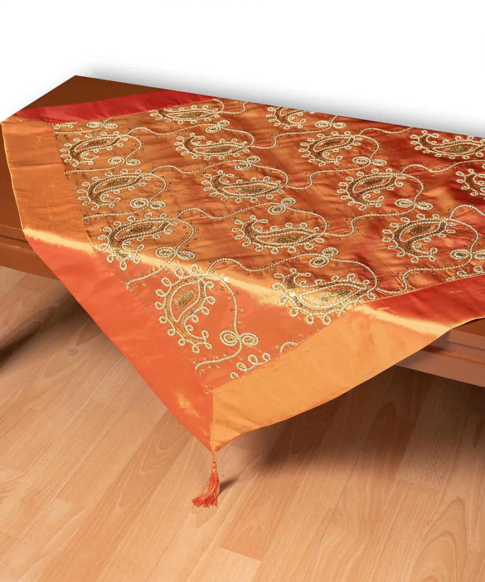 Σατέν καρέ 1028 (85cm x 85cm) πορτοκαλί Σατέν καρέ 1028 (85cm x 85cm) πορτοκαλί