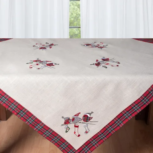 χριστουγεννιάτικο τραπεζομάντηλο (140cm x 180cm) 4095