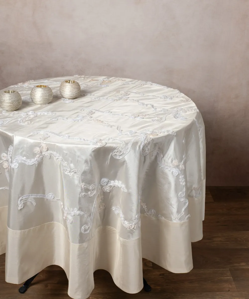 Σατέν Ροτόντα (150cm rd) 6271 Ivory Σατέν Ροτόντα (150cm rd) 6271 Ivory