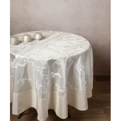 Σατέν Ροτόντα (180cm rd) 6271 Ivory