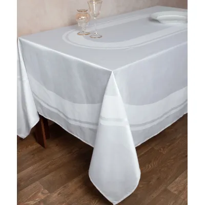 Ζακάρ τραπεζομάντηλο 423 (180cm x 220cm) λευκό