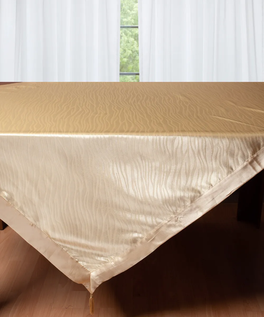 Σατέν τραπεζομάντηλο 2009 (160cm x 220cm) χρυσό Σατέν τραπεζομάντηλο 2009 (160cm x 220cm) χρυσό