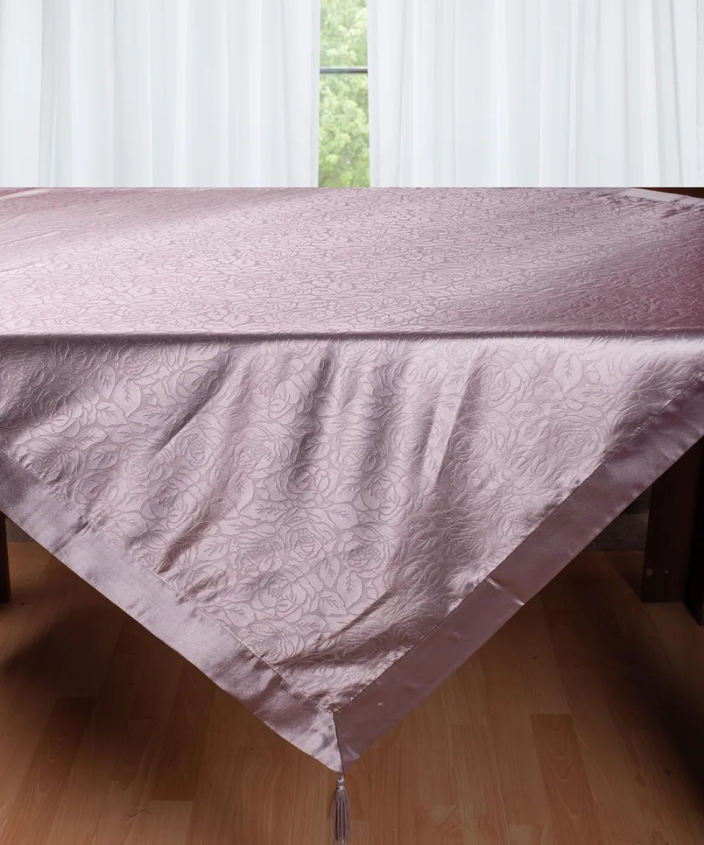 Σατέν τραπεζομάντηλο 2009 λουλούδι (160cm x 220cm) μώβ Σατέν τραπεζομάντηλο 2009 λουλούδι (160cm x 220cm) μώβ