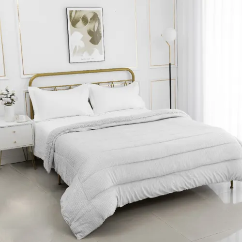 Κουβερτοπάπλωμα damask (240cm x 260cm) light grey