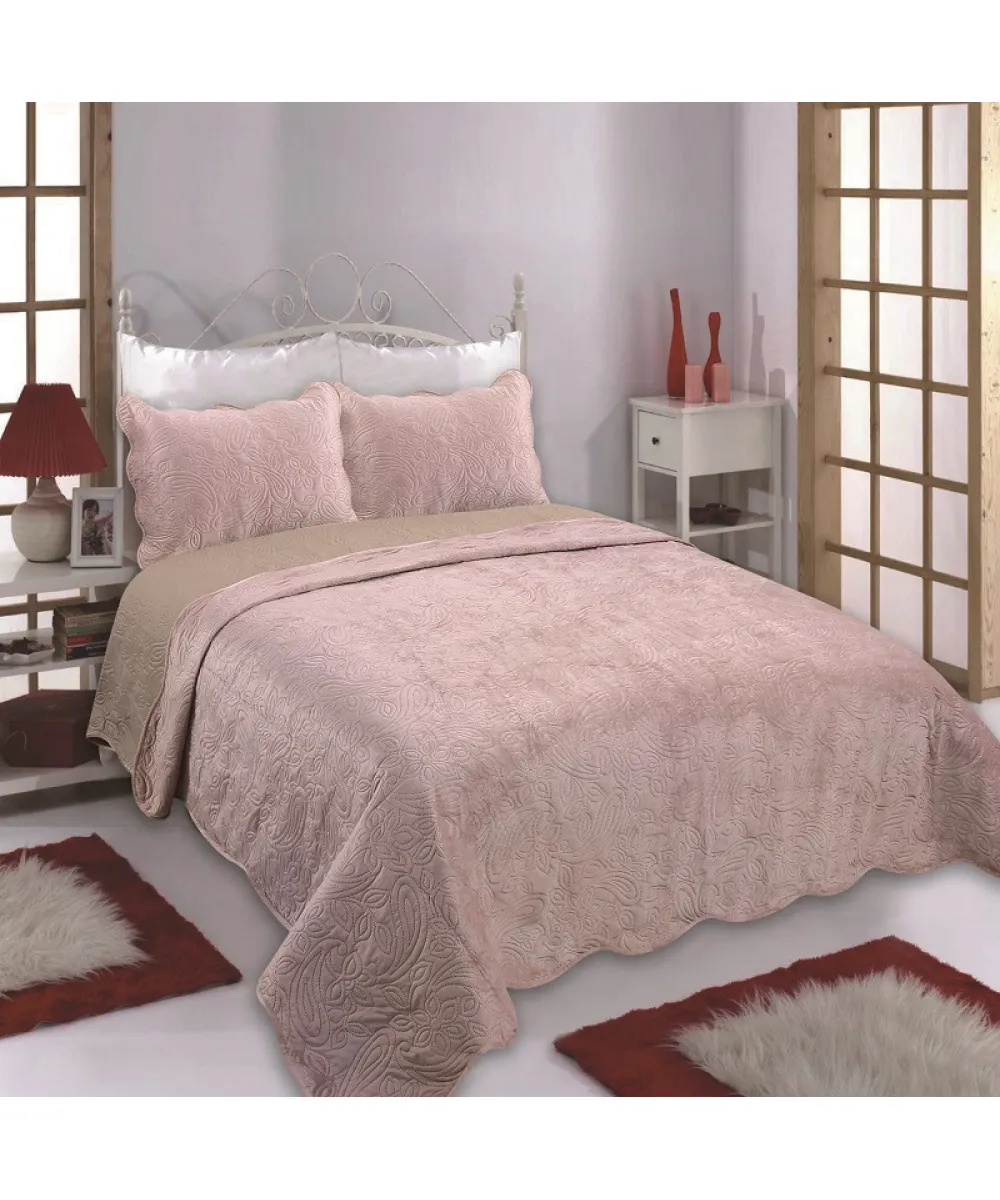 ΚΟΥΒΕΡΛΙ SUPERSOFT NX2212 (160cm x 220cm 1 x 50cm x 70cm ) PINK ΚΟΥΒΕΡΛΙ SUPERSOFT NX2212 (160cm x 220cm 1 x 50cm x 70cm ) PINK