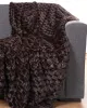 Διακοσμητικό γούνινο ριχτάρι mink (170cm x 220cm) καφέ Διακοσμητικό γούνινο ριχτάρι mink (170cm x 220cm) καφέ