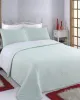 ΚΟΥΒΕΡΛΙ σετ (160cm x 220cm 1 x 50cm x 70cm) LINES mint/grey ΚΟΥΒΕΡΛΙ σετ (160cm x 220cm 1 x 50cm x 70cm) LINES mint/grey