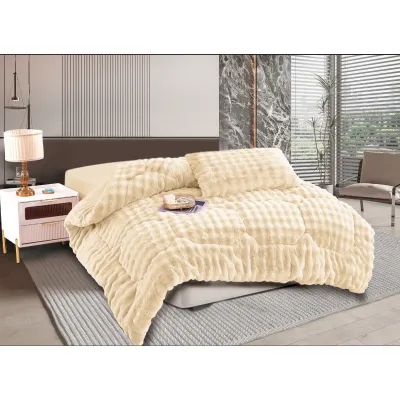 Κουβερτοπάπλωμα burble (220cm x 240cm) cream