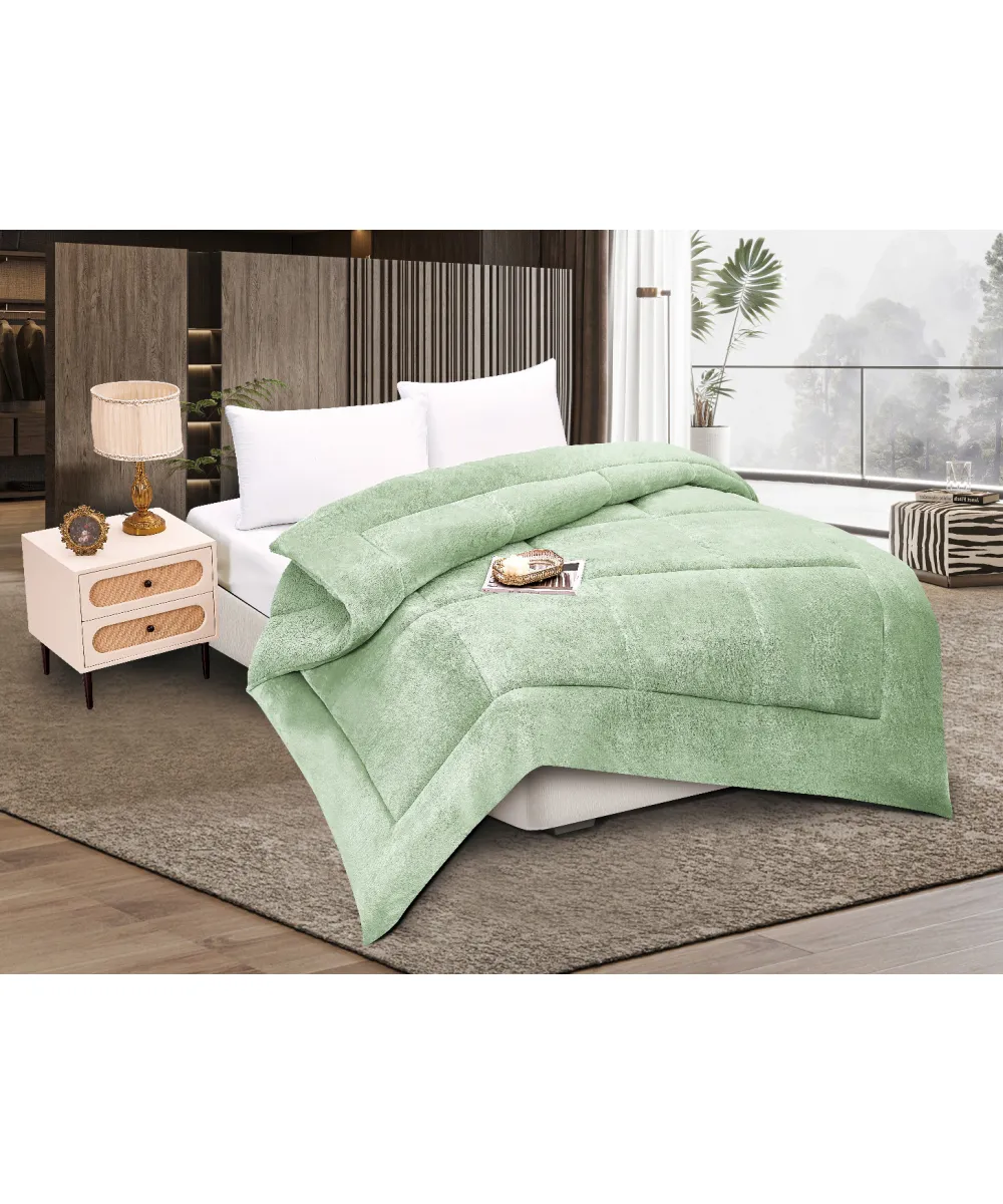 Κουβερτοπάπλωμα solid (160cm x 220cm) light green