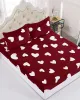 Fleece σεντόνι με λάστιχο και μαξιλαροθήκες (180cm x 200cm   25cm) σχέδιο 11