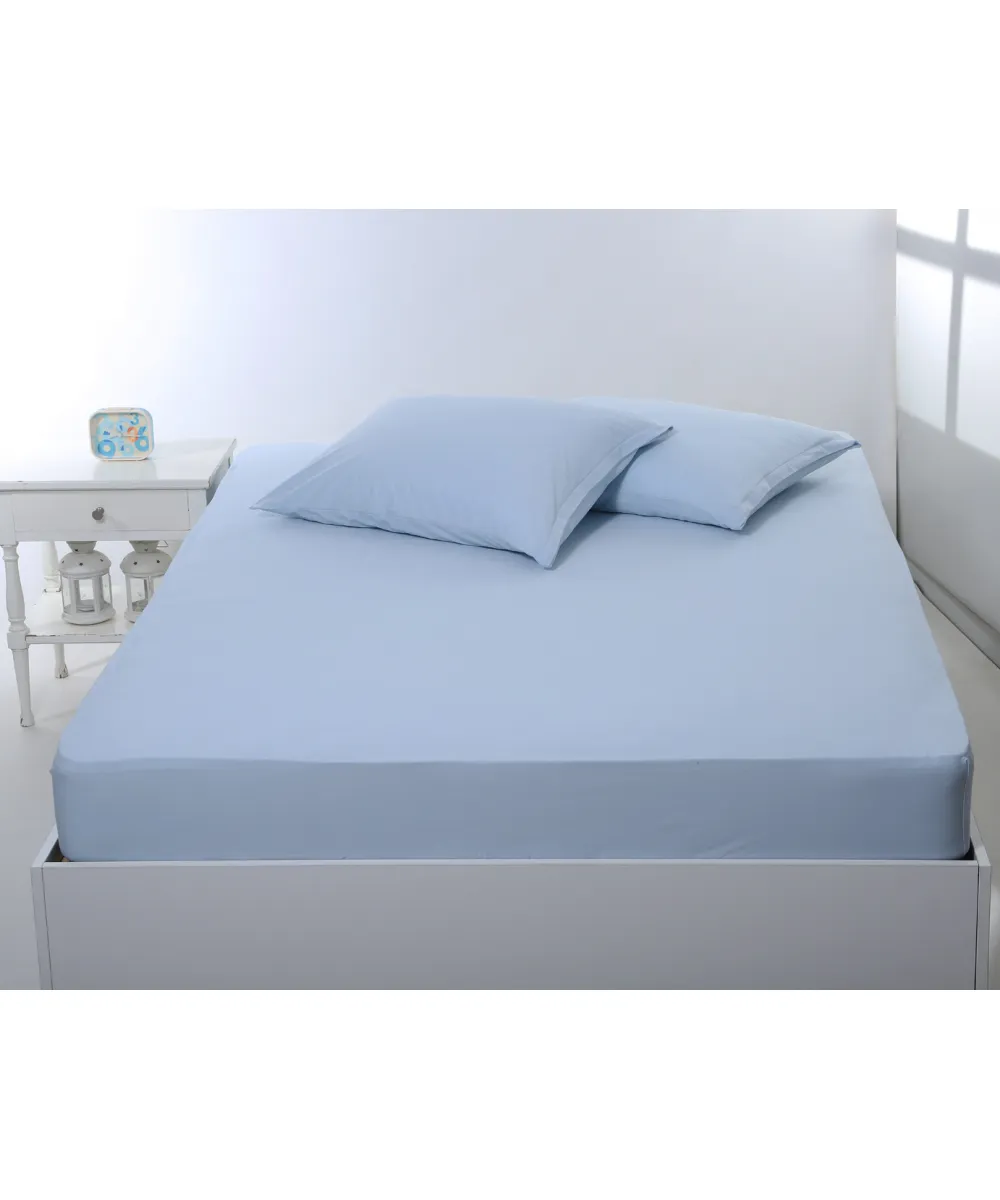 Σεντόνι με λάστιχο jersey (100cm x 200cm   35cm) siel