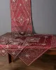 Σετ 4 τεμαχίων (100cm x 100cm, 45cm x 105cm, 2x42cm x 42cm) Ερατώ Μπορντώ Σετ 4 τεμαχίων (100cm x 100cm, 45cm x 105cm, 2x42cm x 42cm) Ερατώ Μπορντώ