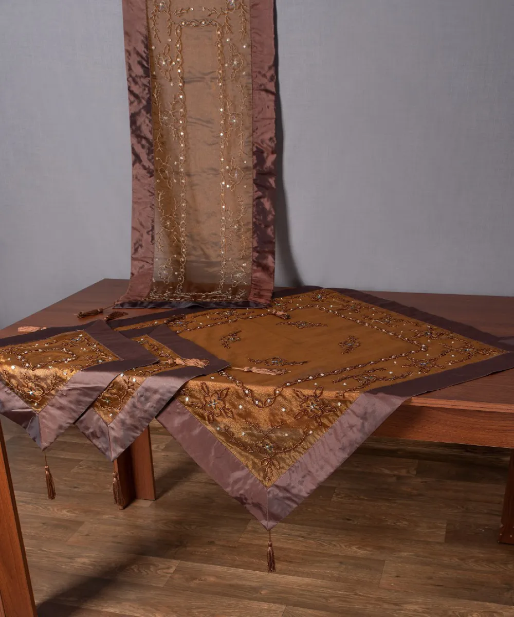 Σετ 4 τεμαχίων (85cm x 85cm, 40cm x 110cm, 2x40cm x 40cm) NK-0744-1 Καφέ Σετ 4 τεμαχίων (85cm x 85cm, 40cm x 110cm, 2x40cm x 40cm) NK-0744-1 Καφέ