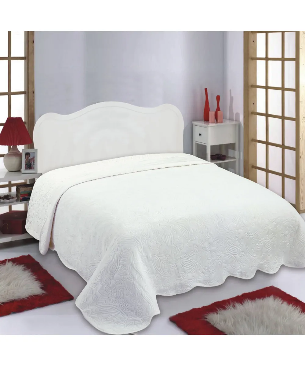 Κουβέρτα βελούδο με sherpa NX2211 (220cm x 240cm) ivory Κουβέρτα βελούδο με sherpa NX2211 (220cm x 240cm) ivory