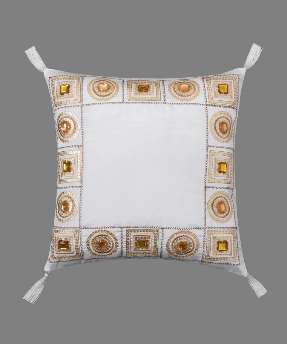Μαξιλαροθήκη (40cm x 40cm) 612 ΧΝ-03 Λευκό