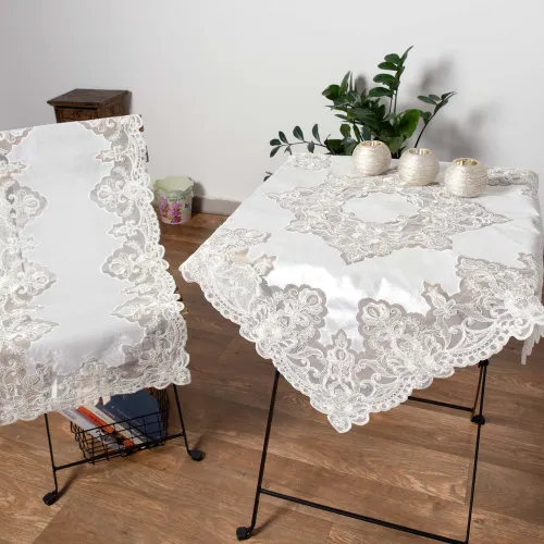 τραβέρσα (45cm X 170cm)  YL169-14B λευκό