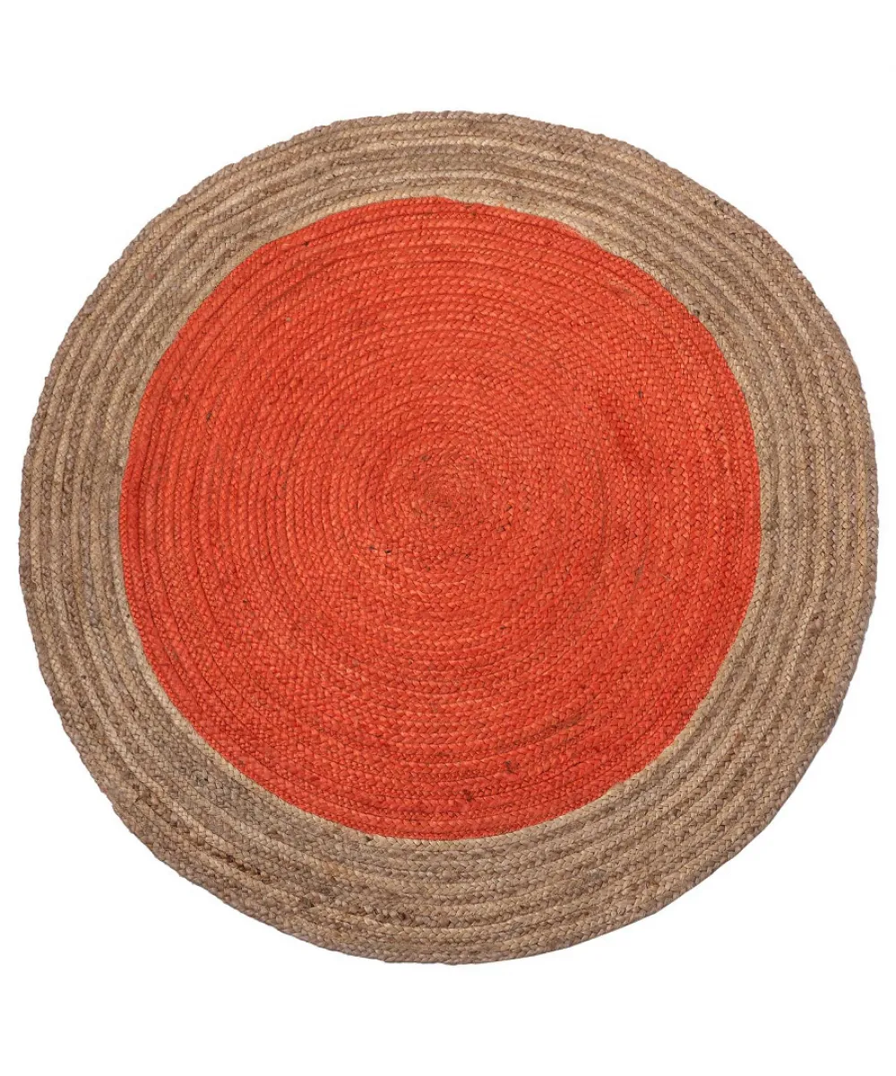 Χαλί γιούτα 1705 (120cm) teracotta Χαλί γιούτα 1705 (120cm) teracotta