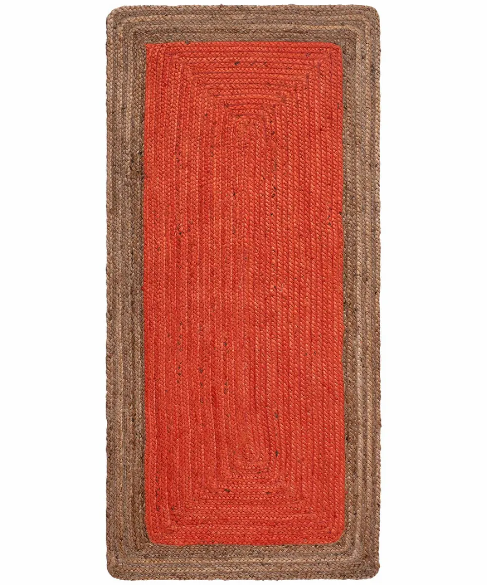 Χαλί γιούτα 1708 (70cm x 160cm) teracotta Χαλί γιούτα 1708 (70cm x 160cm) teracotta